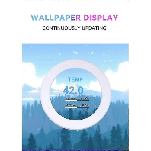 2.1 Inch IPS TYPE-C Disk Water-Cooled Intelligent Sub-Screen Chassis USB Sub-Screen Computer Monito JN 2