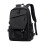 Men's and Women's Classic Backpack, Fabric, Multiple Pockets (Black) 1