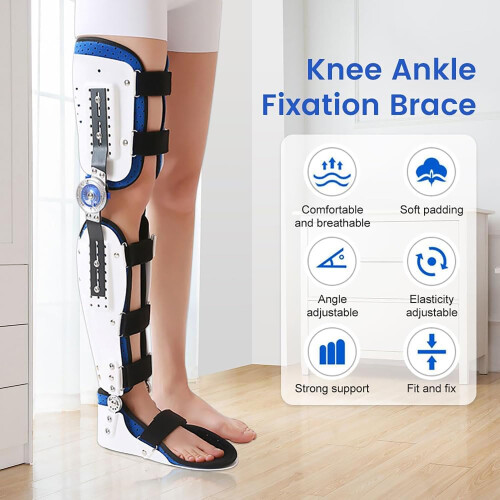 Adjustable brace (right leg) 1