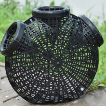 EEL Trap, Crayfish Trap, Crayfish Traps for Lakes, Minnow Trap Plastic, Plastic Container Supplies Black Fish Net (Black)