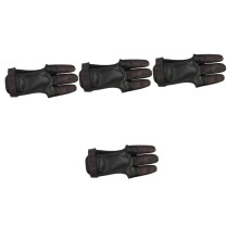 4pcs Archery Equipmentfinger Tab Handmade from Moderate Thickness for Finger Protection Archery Glove Handed Design