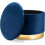 Ottomans, Navy Blue/Gold 3