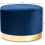 Ottomans, Navy Blue/Gold 2
