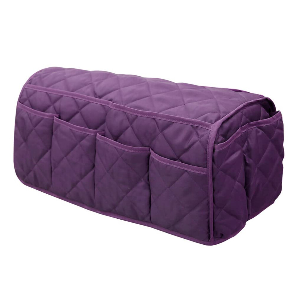 Armchair Caddy For Recliner Sofa Holder Organizer For Recliners Sofa Armrest Cover With 14 Pockets For Armchair Organizer Purple 820064784094