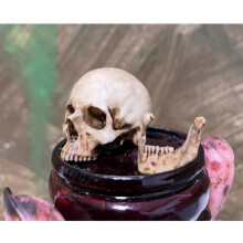 (1 skull) 1/6 Scale Human Skull Skeleton Pvc Model For 12" Action Figure Parts Prop
