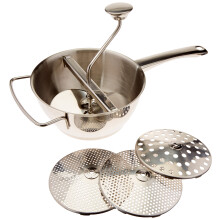 WINWARE Stainless Steel Vegetable Mill, 2 Quart -- 1 set.