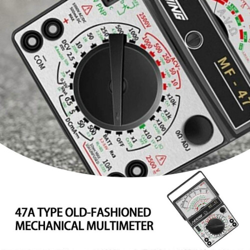 Volt Voltmeter Ammeter Ohmmeter Analog Multimeter Tester Meter AC/DC 1000V/500mA 2