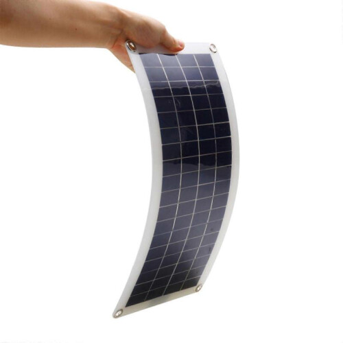 Dual USB + DC flexible solar panel power generation kit flexible photovoltaic panel car charger 1