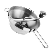 Manual Food Mills for Stainless Steel Jam Maker Baby Food Processor Silver