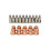 (24PCS cutting gun) IPT40 Plasma Torch Consumables Set Tip Electrode For CUT-55DS Pro CUT-65DS NewAN 1