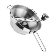 Manual Food Rustproof Jam Making Tools Baby Food Processor Food Stainless Steel 3 Grinding Discs Ergonomic Design Dishwasher Safe