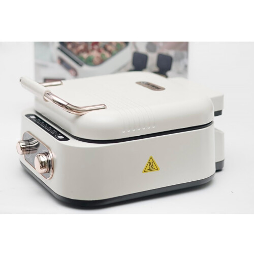 7 In 1 Multi-function Electric Griddle, Smokeless Indoor Grill with Adjustable Temp, Double Plate Nonstick 1