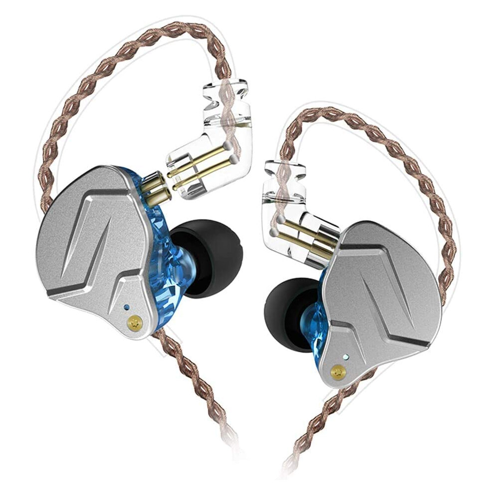 Kz Zsn Pro In-Ear Earbud Headphones Metal Faceplate,Hybrid Dynamic Driver Balanced Armature Iems 940534687677