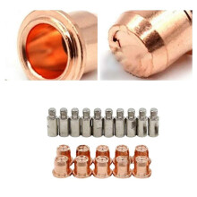 (20PCS cutting nozzle) IPT40 Plasma Torch Consumables Set Tip Electrode For CUT-55DS Pro CUT-65DS NewAN