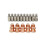 (24PCS cutting gun) IPT40 Plasma Torch Consumables Set Tip Electrode For CUT-55DS Pro CUT-65DS NewAN 4