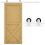Homcom HOMCOM 6FT Steel Sliding Barn Door Hardware Track Kit Rail Roller Track System 9