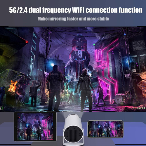 projector with wifi and bluetooth portable projector 4K 1080P full HD support smart projector 2