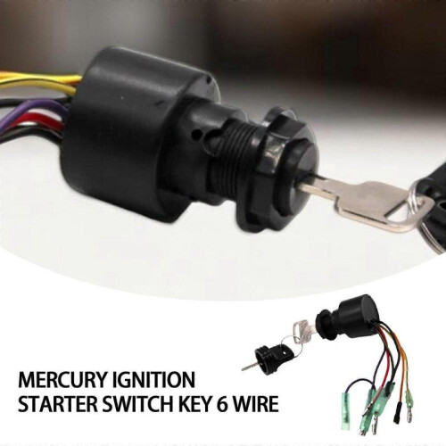 Outboard Motor Ignition Switch And Key Replacement for Mercury Mariner O7D 2