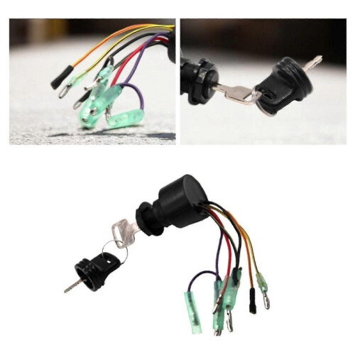 Outboard Motor Ignition Switch And Key Replacement for Mercury Mariner O7D 1