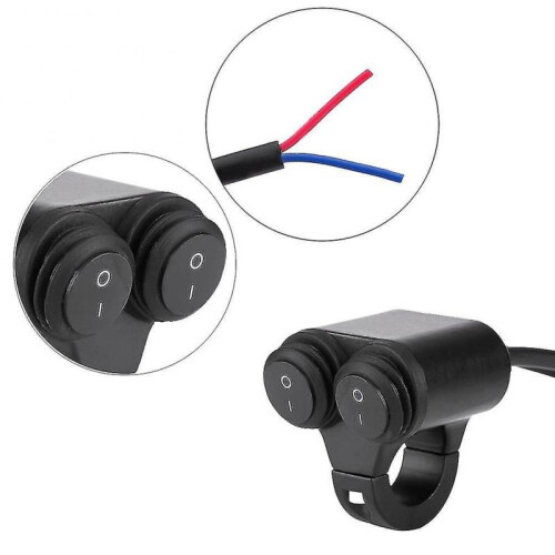Cycle Brake Fog Dual Button Bar S for S Hazard 2