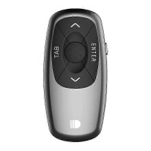 2.4GHz 100M Wireless Mini Presenter Clicker for Power Point Pointer Remote Turn Volume Flip Pen bs