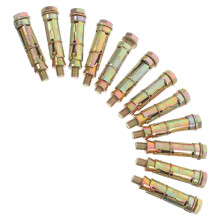 12 Pack Concrete Expansion Screws Metal Anchor Bolts Nuts Wall Anchors for DIY and Professional Installation