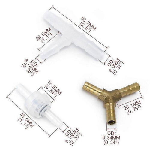 Car Wireless Remote Vacuum Exhaust Shut-Off Valve Vacuum Exhaust Pipe Valve Controller Set Suitable for - - DS 2