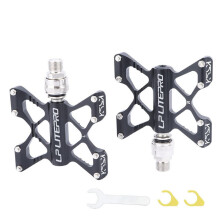 Folding Bicycle Pedal Aluminum Alloy Double Side Quick Release Pedal for Brompton pedel for dahon for Birdy NonSlip Pedals