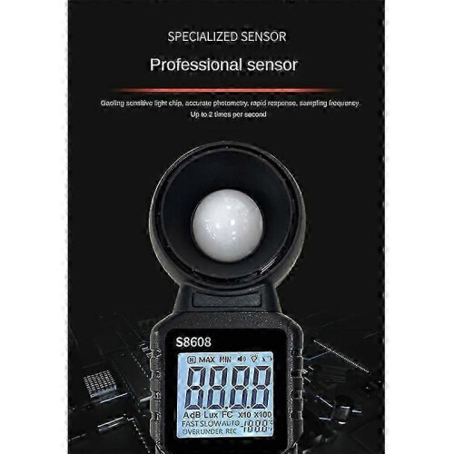 Digital Illuminance Light Meter Tester 200,000Lux Meter Luxmeter Lighting Intensity Brightness Measurement Tool JP 2
