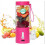 (Rose red) 400ml Portable Usb Electric Fruit Juicer Smoothie Maker Blender Shaker Bottle 1