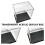 Acrylic Showcase Single Showcase Display Box Showcase Dustproof 15.7x14.2x13.8'' 2