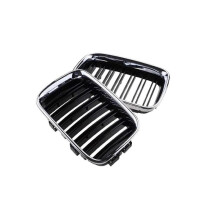 For BMW E36 318IS 325i M3 1992-1996 Front Kidney Grille Grill Chrome Gloss Black