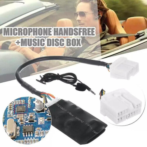 Car Radio O Adapter Tooth Aux Cable Microph Hands for Accord Fit 1