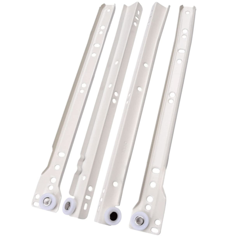 2Pcs Tray Rails Bottom Slide Drawer Rails Silent Sliding Rails For Kitchen Cabinet 820064788085