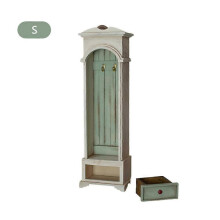 (SMALL) Unfinished 1/12 Scale Dollhouse Miniatures Furniture Vintage Wardrobe Cabinet