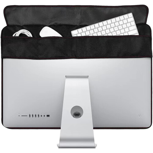 Monitor Dust Cover for iMac 27 inch  Leather Anti-Static Dustproof Cover 1