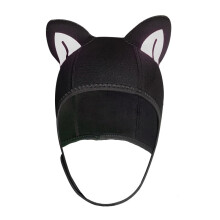 Neoprene Cat Ear Diving Hood 2.5mm Wetsuit Cap for Women Kids Water Sports Kayaking Snorkeling Sailing Canoeing Surfing