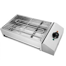 Electric Smokeless Grill, 1700W Indoor Griddle, Countertop Barbecue Grill with Temp Control