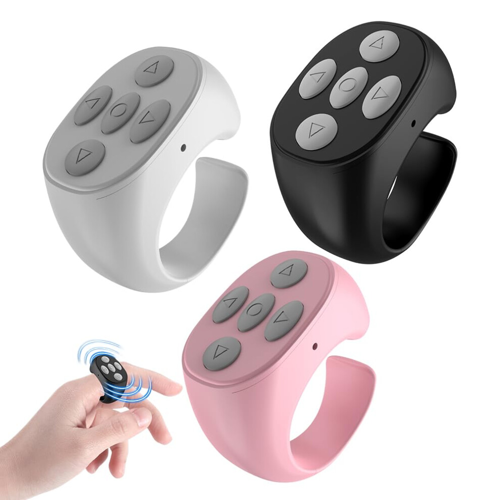 Fingertip Wireless Bluetooth, Bluetooth Scrolling Ring Remote Fingertip Video Controller