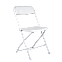 Plastic Folding Chair, 10 Pack, 650lb Weight Capacity  Indoor Outdoor,, Stackable with Steel Frame
