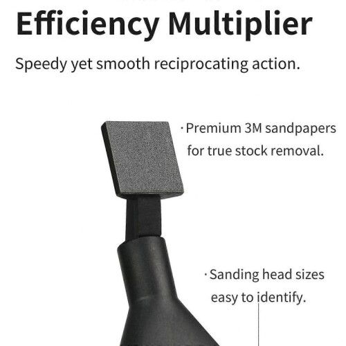 (Replacement Grinding Head)"3-Speed DSPIAE ES-A Reciprocating Sander with 8 Heads, LED Light for Modelers" 1