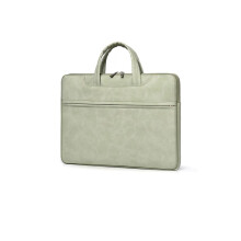 Leather Women's 13 14 15.6 inch Laptop Bag Handheld Briefcase