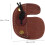2 Pcs Archery Protective Gear Finger Pad Imitation Cowhide Finger Guard 4