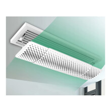 Retractable Central AirConditioning Windshield, Adjustable Angle AirConditioning Outlet Deflector Universal TopMounted Air Outlet