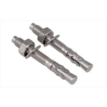 Expansion Bolts, 304 Screw Wedge Anchor Through Bolt M6 M8 M10 M12 M16 (Dimensions : M8X120 4pcs)
