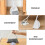 Kitchen Handheld Vacuum Dustpan Broom Set Stand Up Dustpans Handle Upright 3
