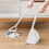 Kitchen Handheld Vacuum Dustpan Broom Set Stand Up Dustpans Handle Upright 2