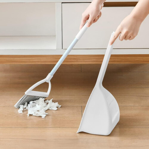 Kitchen Handheld Vacuum Dustpan Broom Set Stand Up Dustpans Handle Upright 1
