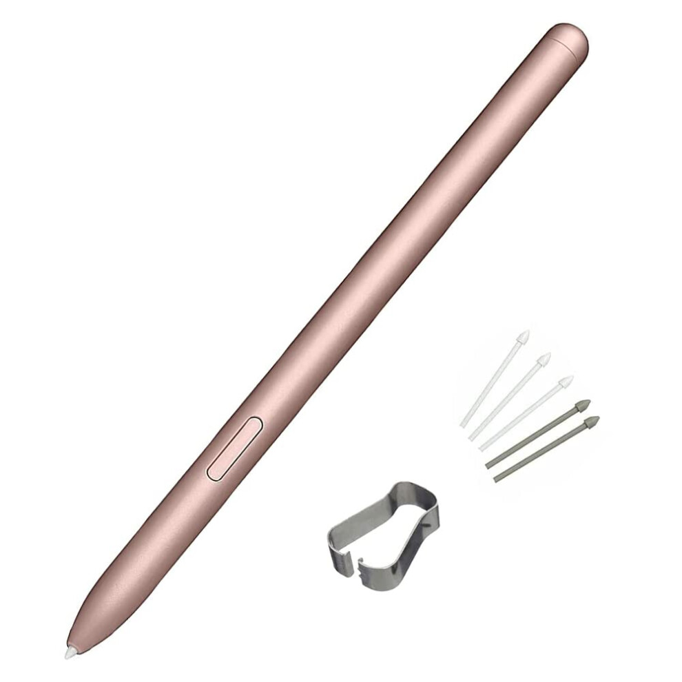 Galaxy Tab S7/S7plus Stylus Pen Replacement Compatible With Samsung Galaxy Tab S7 / S7,Plus (Ej-Pt870) S Pen (Without Bluetooth) With Tips/Nibs (Gold) Gold 940534692602