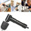 Right Angle Extension Chuckt with Hex Shank Power Tool Accessory Black 1set 4